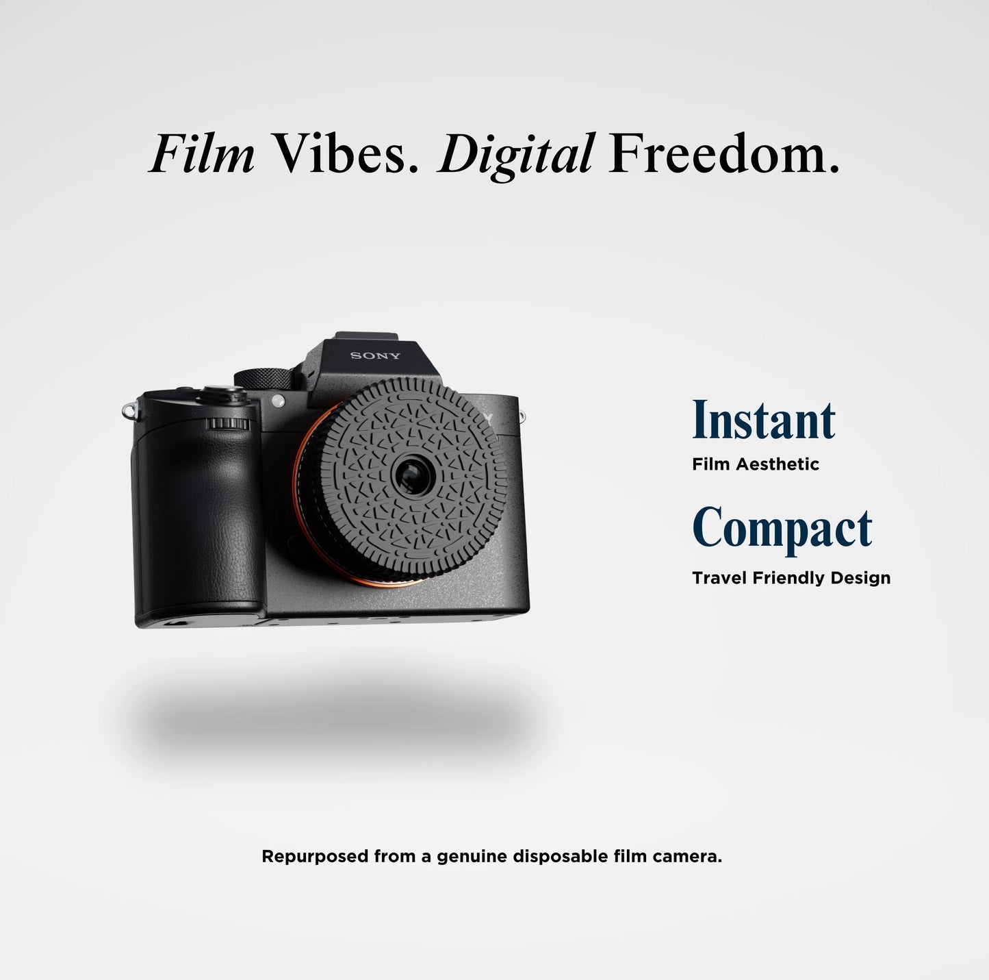 Repurposed Disposable Film Camera Lens