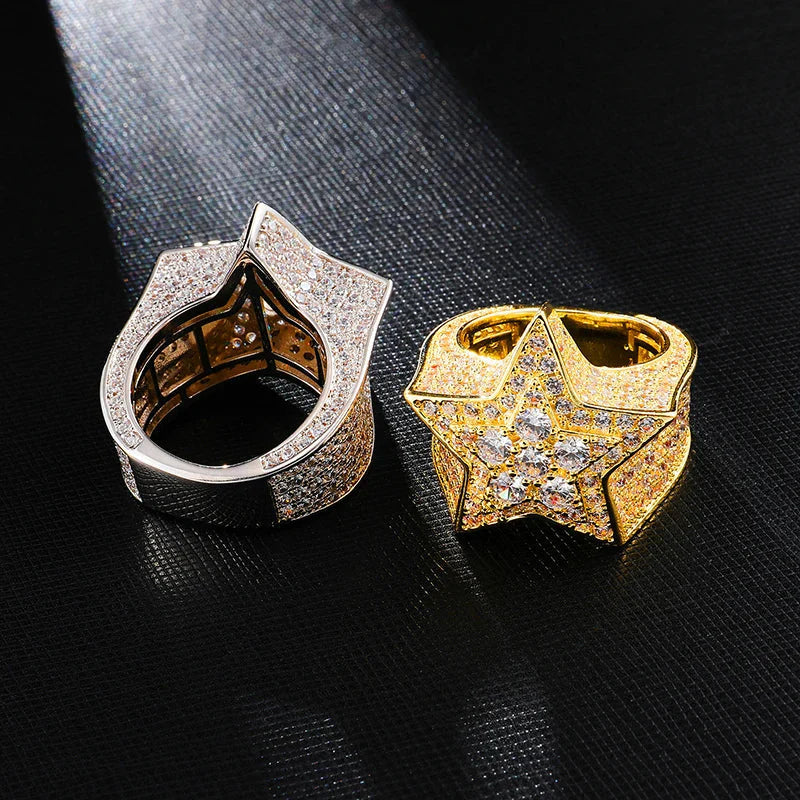 Luxora Iced Star Ring