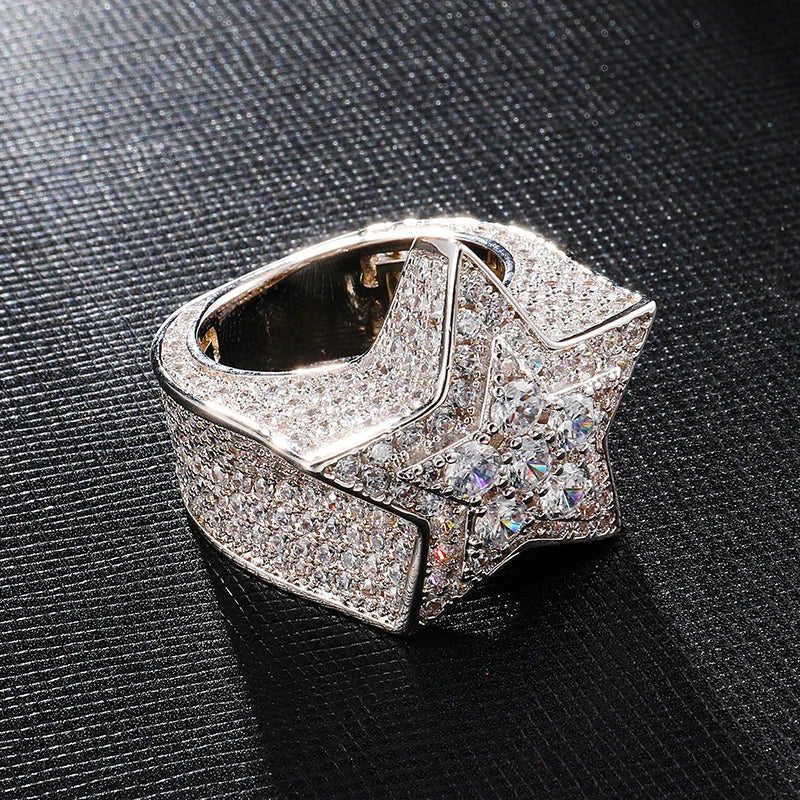 Luxora Iced Star Ring