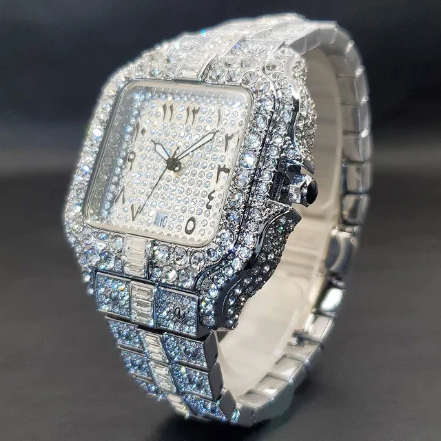 Luxora Arabic Iced Out Watch