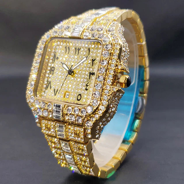 Luxora Arabic Iced Out Watch