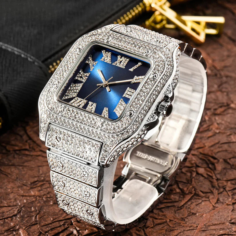 Luxora Shine Blue Dial Watch 40MM