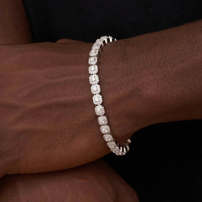 Luxora Clustered Tennis Bracelet